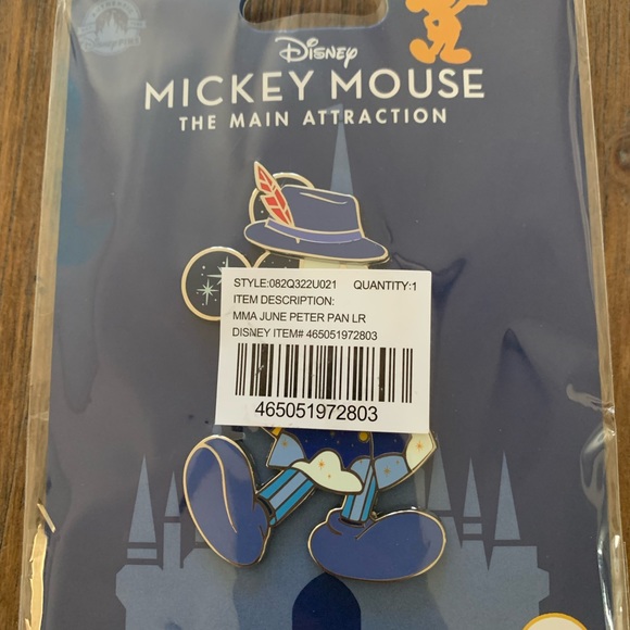 Disney Mickey Mouse The Main‎ Attraction Peter Pan Flight Jumbo Pin 6/12 Limited - Picture 3 of 4